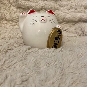 Vintage Lucky Cat Piggy Bank